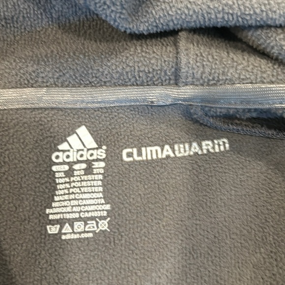 3XL adidas climawarm full zip Husker sweatshirt - Picture 3 of 4